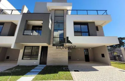 Sobrado com 3 dormitórios à venda, 160 m² por r$ 1.618.000,00 - santa felicidade - curitiba/pr