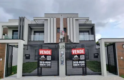 Sobrado com 3 dormitórios à venda, 135 m² por r$ 995.000,00 - santo inácio - curitiba/pr
