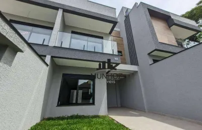 Sobrado com 3 dormitórios à venda, 134 m² por r$ 1.163.000,00 - água verde - curitiba/pr