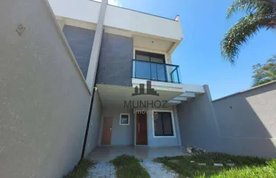 Sobrado com 3 dormitórios à venda, 137 m² por r$ 840.000,00 - santa felicidade - curitiba/pr