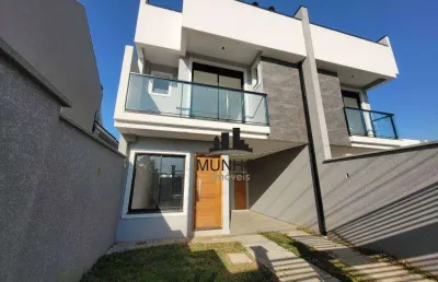 Sobrado com 3 dormitórios à venda, 137 m² por r$ 795.000,00 - santa felicidade - curitiba/pr