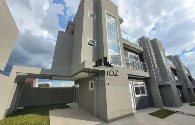 Sobrado com 3 dormitórios à venda, 129 m² por r$ 850.000,00 - capão raso - curitiba/pr