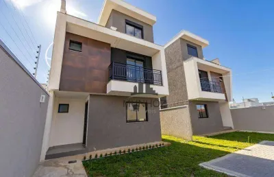 Sobrado com 3 dormitórios à venda, 122 m² por r$ 790.000,00 - uberaba - curitiba/pr