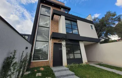 Sobrado com 3 dormitórios à venda, 140 m² por r$ 1.050.000,00 - santa felicidade - curitiba/pr