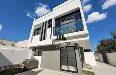 Sobrado com 3 dormitórios à venda, 98 m² por r$ 645.000,00 - portão - curitiba/pr