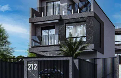Sobrado com 3 dormitórios à venda, 141 m² por r$ 975.000,00 - tingui - curitiba/pr