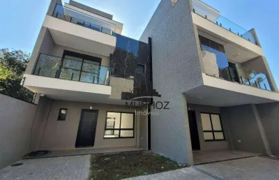 Sobrado com 3 dormitórios à venda, 130 m² por r$ 849.000,00 - água verde - curitiba/pr