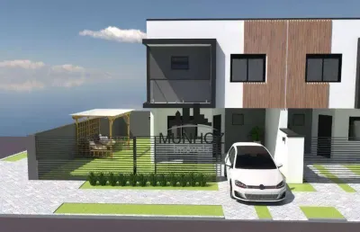 Sobrado com 3 dormitórios à venda, 84 m² por r$ 550.000 - pinheirinho - curitiba/pr