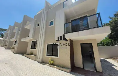 Sobrado com 3 dormitórios à venda, 177 m² por r$ 1.090.000,00 - bacacheri - curitiba/pr