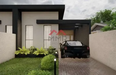Casa com 3 quartos à venda na rua antônio soczek, costeira, araucária, 100 m2 por r$ 570.000