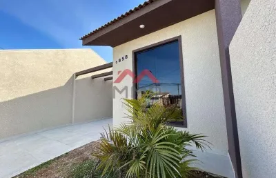 Casa com 3 quartos à venda na rua prímula, campina da barra, araucária, 70 m2 por r$ 400.000