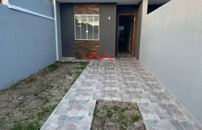 Casa com 2 quartos à venda na albino novacoweski, campo de santana, curitiba, 37 m2 por r$ 235.000