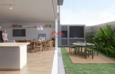 Casa em condomínio fechado com 3 quartos à venda na rua eunice weaver, campo comprido, curitiba, 118 m2 por r$ 1.385.000