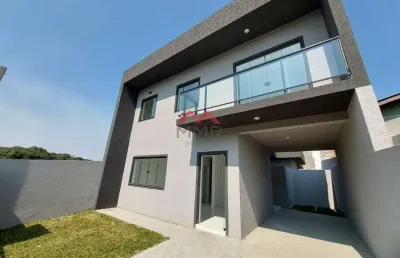 Casa com 3 quartos à venda na rua bico-de-lacre, capela velha, araucária, 92 m2 por r$ 450.000