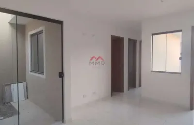 Casa em condomínio fechado com 2 quartos à venda na rua irene rosseto, campo de santana, curitiba, 40 m2 por r$ 220.000