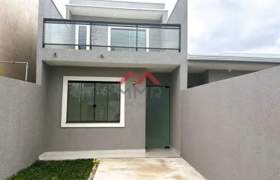 Casa em condomínio fechado com 3 quartos à venda na rua tenente antônio emílio vaz lobo, tatuquara, curitiba, 64 m2 por r$ 320.000