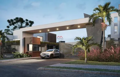 Casa em condomínio fechado com 3 quartos à venda na rua josé américo tizoni, campo comprido, curitiba, 198 m2 por r$ 1.394.000