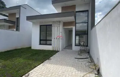 Casa em condomínio fechado com 2 quartos à venda na joão túlio, boqueirão, araucária, 55 m2 por r$ 396.000
