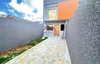Casa com 3 quartos à venda na gilney carneiro leal, alto boqueirão, curitiba, 85 m2 por r$ 470.000