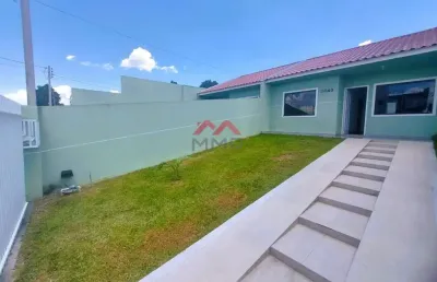 Casa com 2 quartos à venda na rua das dálias, campina da barra, araucária, 55 m2 por r$ 360.000