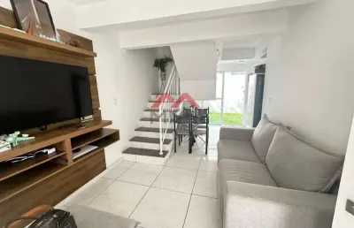 Casa em condomínio fechado com 3 quartos à venda na rua major victor feijó, cidade industrial, curitiba, 70 m2 por r$ 385.000