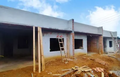 Casa com 2 quartos à venda na rosa cichon, tindiquera, araucária, 59 m2 por r$ 399.000