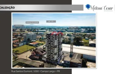 Apartamento com 3 quartos à venda na santos dumont, vila operária, campo largo, 84 m2 por r$ 728.900