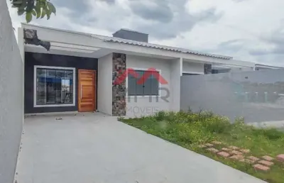 Casa com 3 quartos à venda na rua crisântemo, campina da barra, araucária, 70 m2 por r$ 439.000