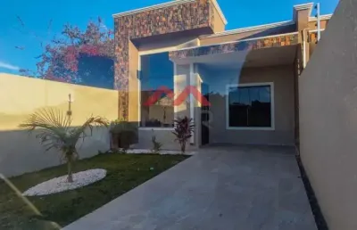 Casa com 3 quartos à venda na rua rio ipiranga, iguaçu, fazenda rio grande, 91 m2 por r$ 438.000