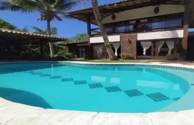 Casa em condomínio fechado com 3 quartos à venda na rodovia ba 099 km 65 s/n linha verde, imbassai,, zona rural, mata de são joão, 1000 m2 por r$ 1.495.000