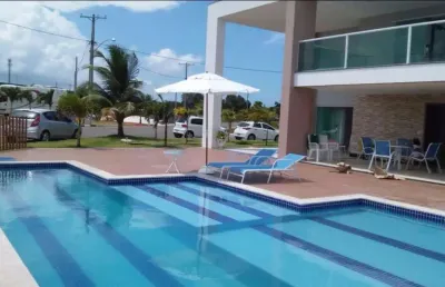 Casa em condomínio fechado com 5 quartos à venda na rua francisco drumond, s/n, centro, camaçari, 631 m2 por r$ 2.900.000