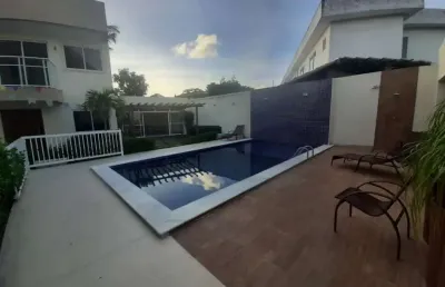 Casa em condomínio fechado com 4 quartos à venda na rua carlos conceição, buraquinho, lauro de freitas, 155 m2 por r$ 970.000