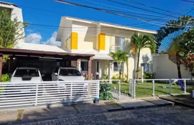 Casa em condomínio fechado com 4 quartos à venda na rua joão marques oliveira, buraquinho, lauro de freitas, 300 m2 por r$ 1.435.000