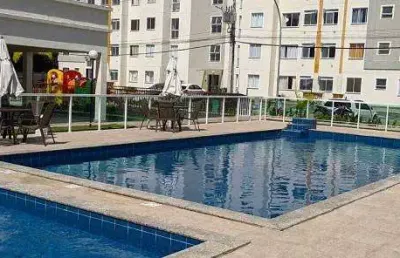 Apartamento com 2 quartos à venda na avenida fazenda cassange, cassange, salvador, 44 m2 por r$ 220.000