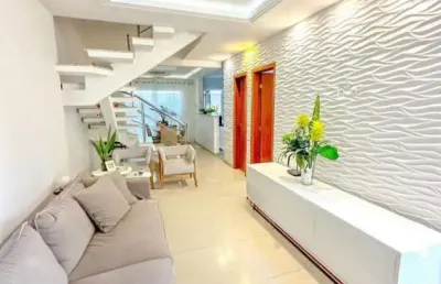 Casa em condomínio fechado com 4 quartos à venda na rua lagoa dos patos, ipitanga, lauro de freitas, 180 m2 por r$ 795.000