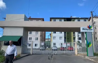 Apartamento novo 2/4 com varanda em lauro de freitas