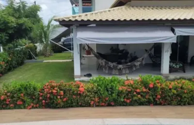 Casa em condomínio fechado com 3 quartos à venda na rua manoel leal, barra do jacuípe, camaçari, 300 m2 por r$ 835.000
