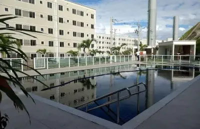 Apartamento com 2 quartos à venda na rua jurema, caixa d'água, lauro de freitas, 42 m2 por r$ 215.000