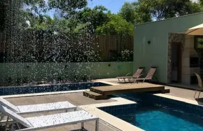 Casa em condomínio fechado com 6 quartos à venda na rua da paz, monte gordo, camaçari, 320 m2 por r$ 2.190.000