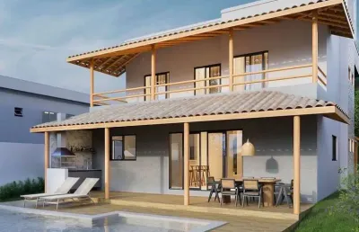Casa em condomínio fechado com 4 quartos à venda na ba 099, km 066,, centro, mata de são joão por r$ 2.390.000