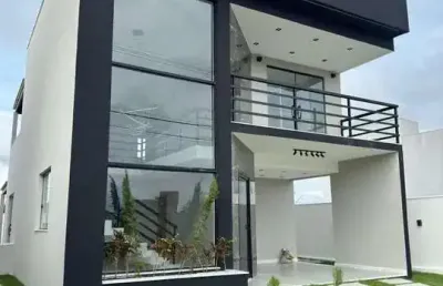 Casa em condomínio fechado com 4 quartos à venda na estrada da cascalheira, s/n, 00, limoeiro, camaçari, 90 m2 por r$ 1.050.000