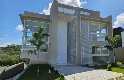 Casa em condomínio fechado com 7 quartos à venda na rua caraíva, alphaville (abrantes), camaçari, 480 m2 por r$ 3.280.000