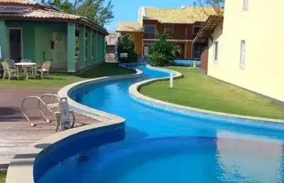 Casa em condomínio fechado com 1 quarto à venda na rua do piruí, arembepe (abrantes), camaçari, 50 m2 por r$ 430.000