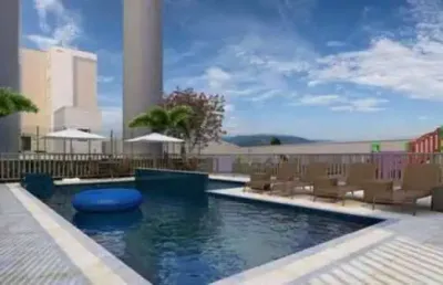 Apartamento com 2 quartos à venda na rua caraíva, alphaville (abrantes), camaçari, 49 m2 por r$ 180.000