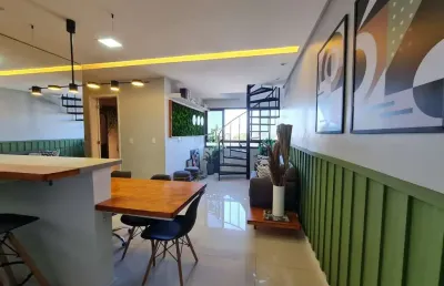 Apartamento com 2 quartos à venda na avenida santos dumont, centro, lauro de freitas, 100 m2 por r$ 820.000