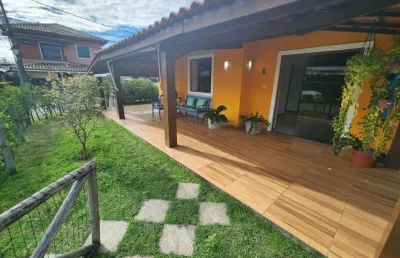 Casa em condomínio fechado com 2 quartos à venda na rua carlos conceição, 1, buraquinho, lauro de freitas, 218 m2 por r$ 850.000