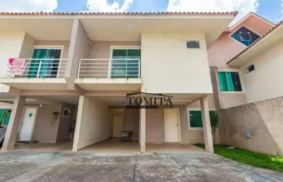 Sobrado triplex em condomínio com 3 quartos à venda, 175 m² por r$ 700.000 - boqueirão - curitiba/pr