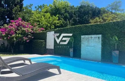 Casa em condomínio fechado com 4 quartos à venda em jurerê, florianópolis , 265 m2 por r$ 5.000.000