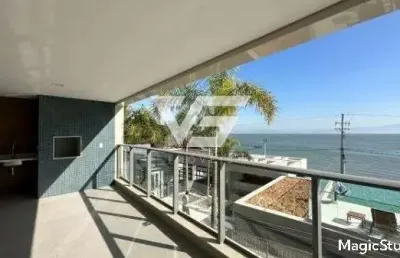 Apartamento frente mar em cacupé com 176,39m² privativos