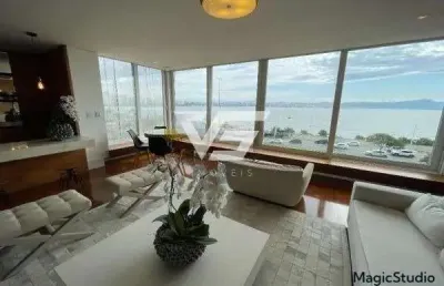 Apartamento exclusivo  vista permanente para o mar na beira-mar norte
